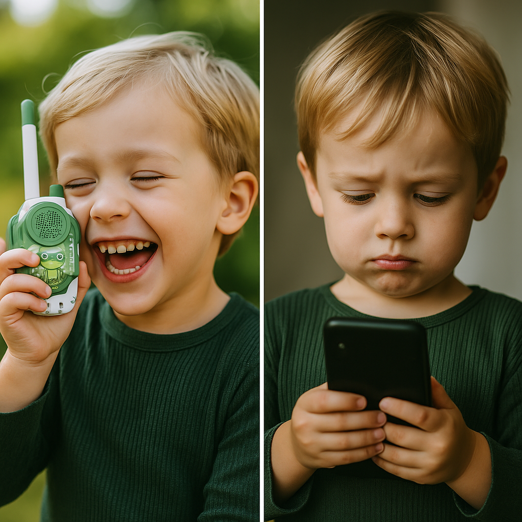 Talkie-Walkie Enfant Grenouille – Pack de 2 Jouets Sans Fil Ludiques | KidooWatch™