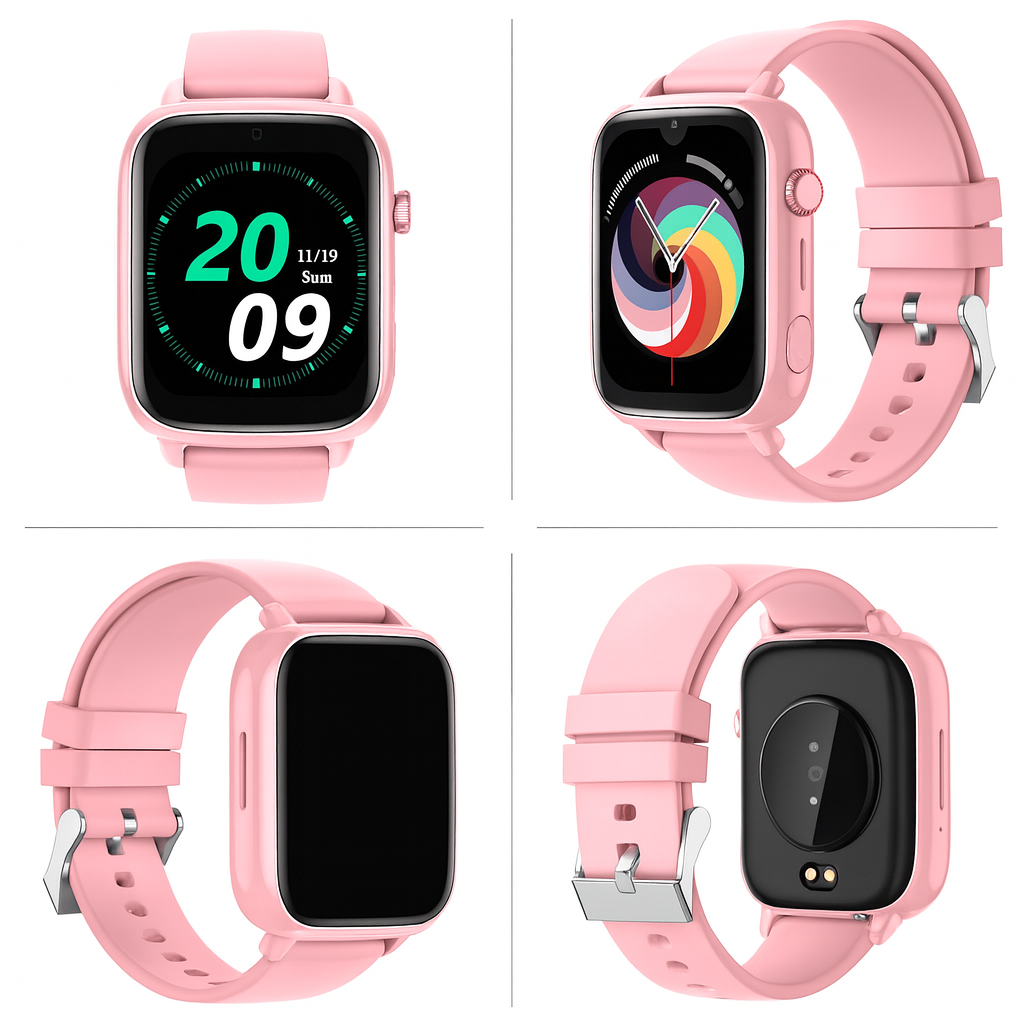 Montre Connectée Fille 4G – GPS Précis, Appel Vidéo| KidooWatch™