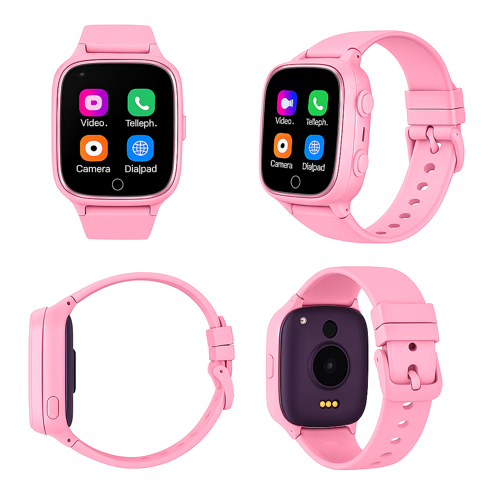 Montre Connectée Fille 4G - 1000mAh – GPS , appel vidéo | KidooWatch™