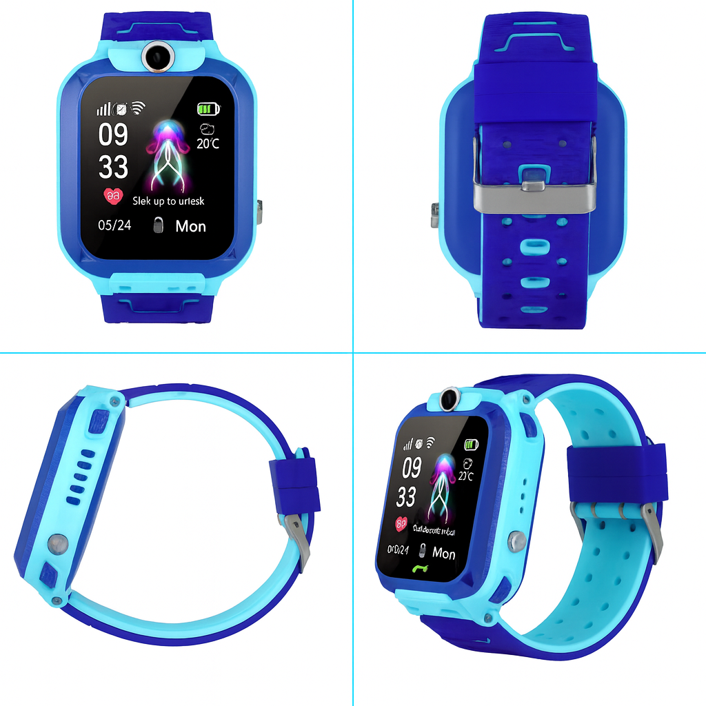 Montre Connectée Garçon 4 À 7 ans – SOS, GPS, Appels | KidooWatch™