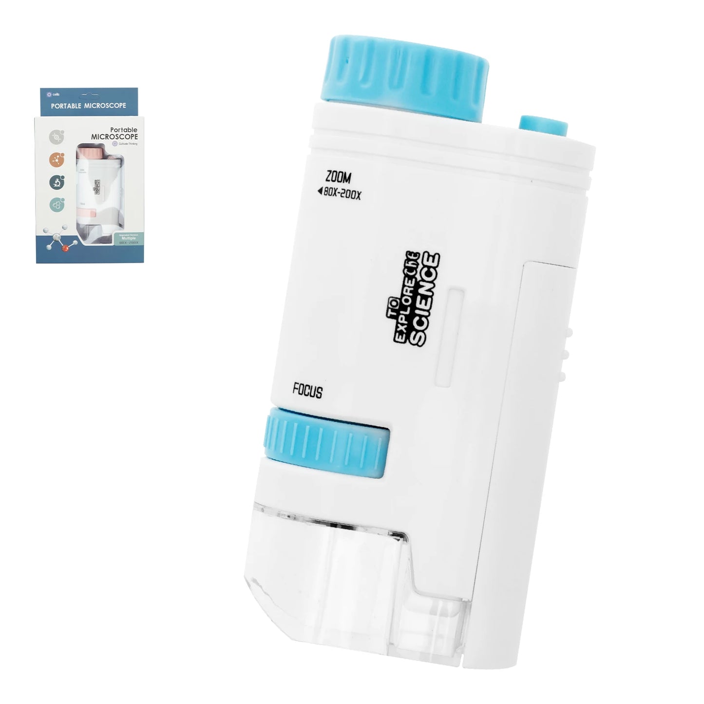 Microscope de poche LED pour Enfant 200×