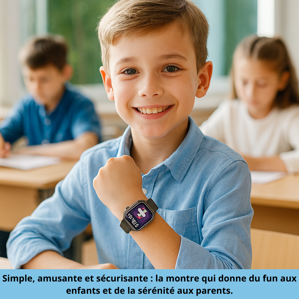 Montre Connectée Enfant 4G – GPS Précis, Appel Vidéo| KidooWatch™