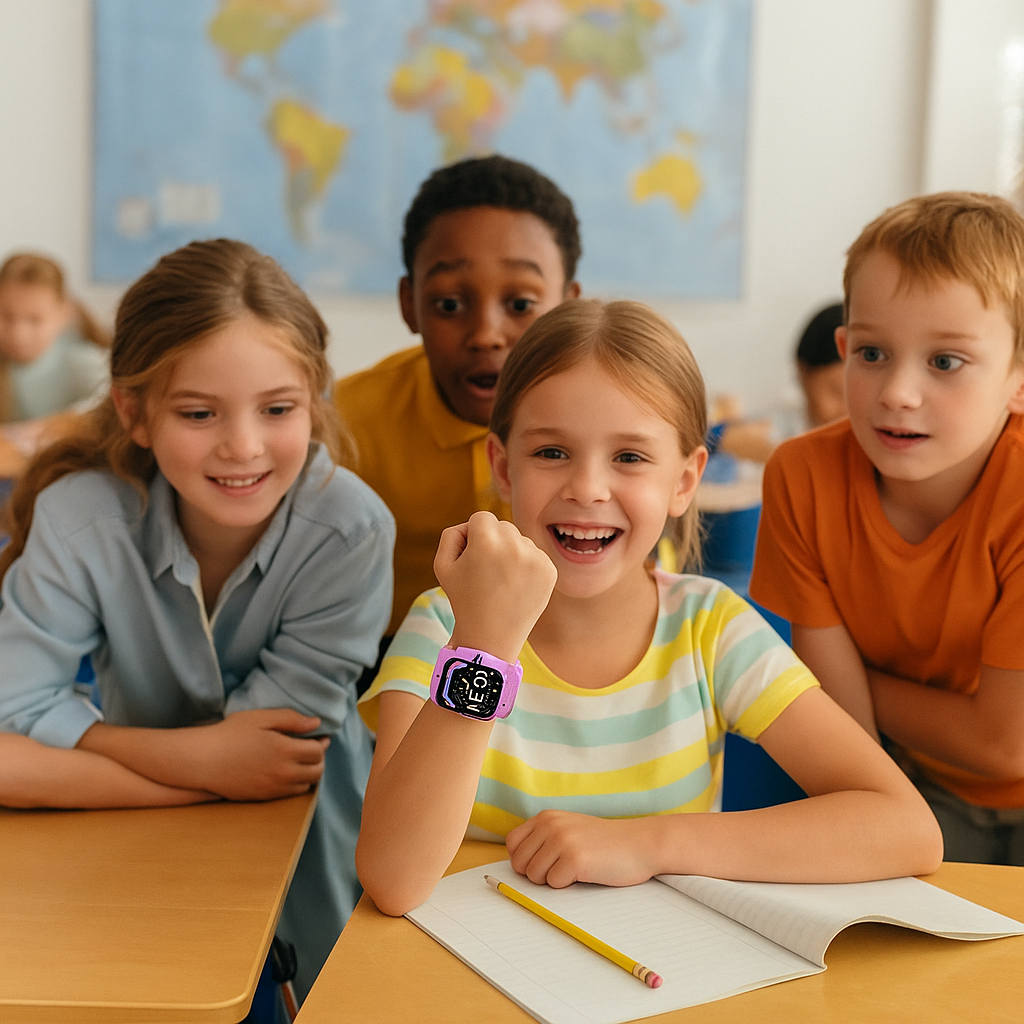 Montre Connectée Fille 5G Amovible – GPS, appel vidéo | KidooWatch™