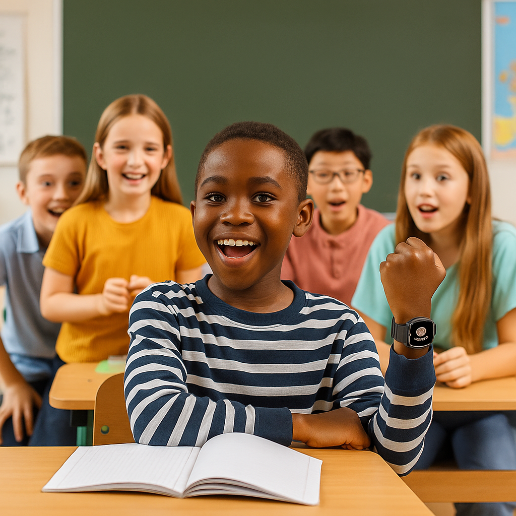 Montre connectée enfant 2G avec SOS & Mode école | KidooWatch™