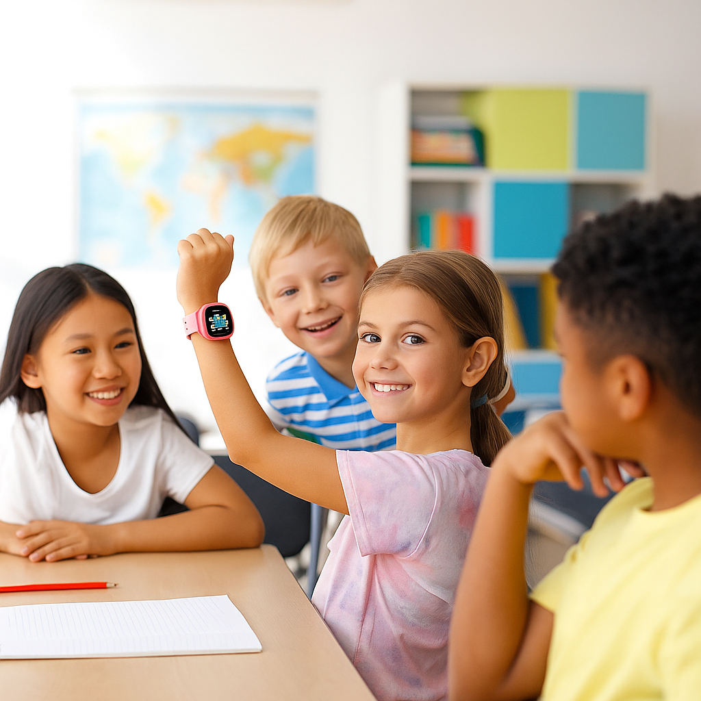 Montre connectée Fille 2G avec SOS & Mode école | KidooWatch™