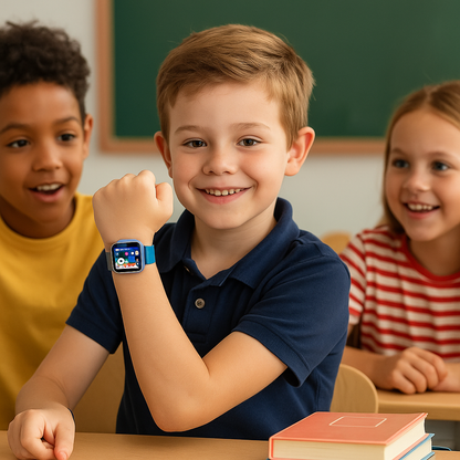 Montre Connectée Garçon éducative – 30 jeux, Histoires & Lampe torche | KidooWatch™