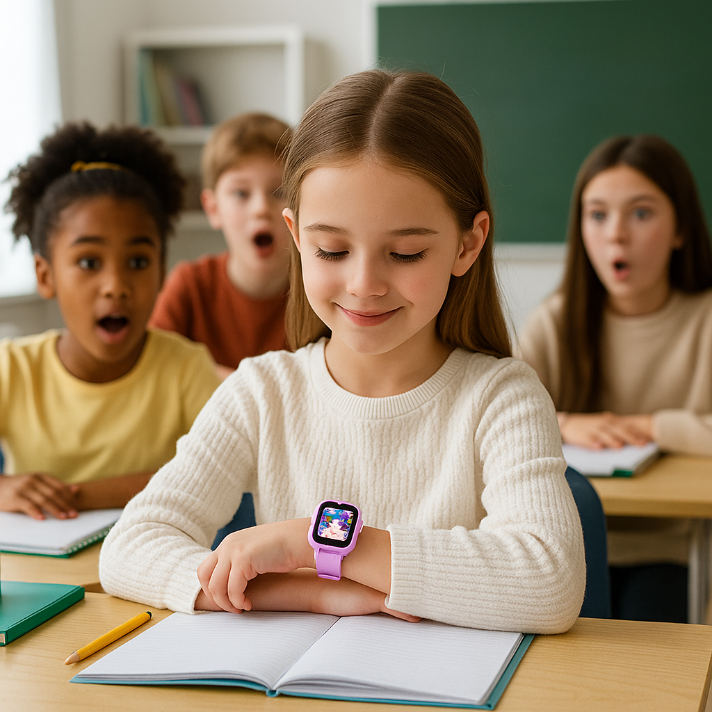 Montre Connectée Enfant éducative – 30 jeux, Histoires & Lampe torche| KidooWatch™