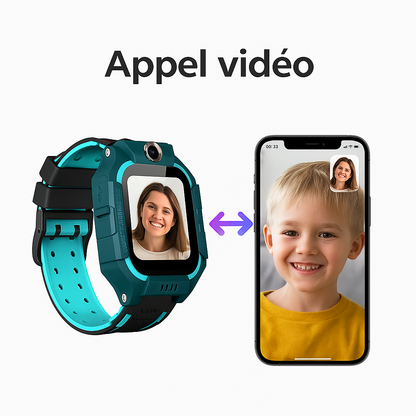 Montre connectée Garçon ludique – SOS, appel vidéo | KidooWatch™