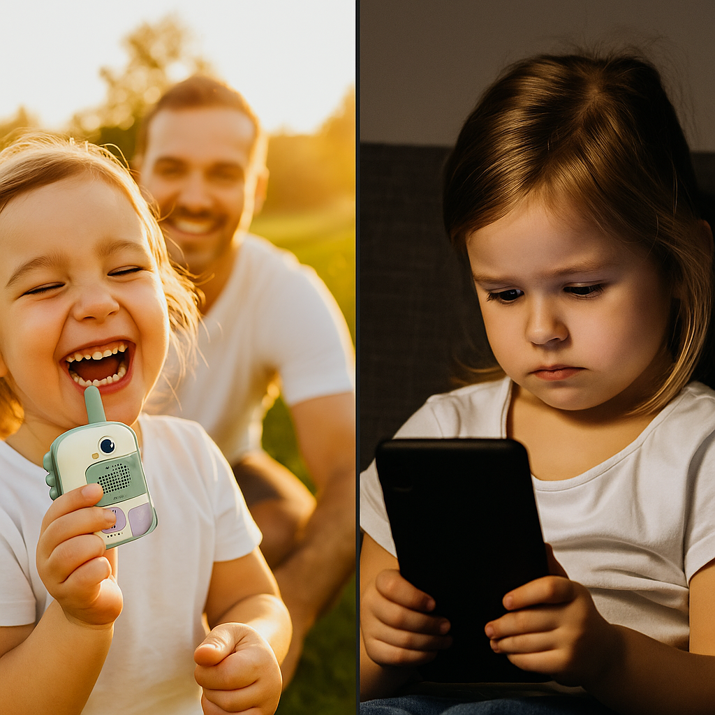 Talkie-Walkie Enfant Dinosaure – Pack de 2 Jouets Sans Fil Parent-Enfant | KidooWatch™