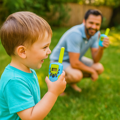 Talkie-Walkie Enfant – Pack de 2 Longue Portée avec Lampe Torche | KidooWatch™