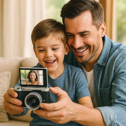 Appareil Photo 4K Enfant & Débutant – 48MP Écran Rotatif 180° | KidooWatch™