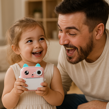Appareil Photo Instantané Fille –  Jeux & Audio +  carte mémoire 32 Go
