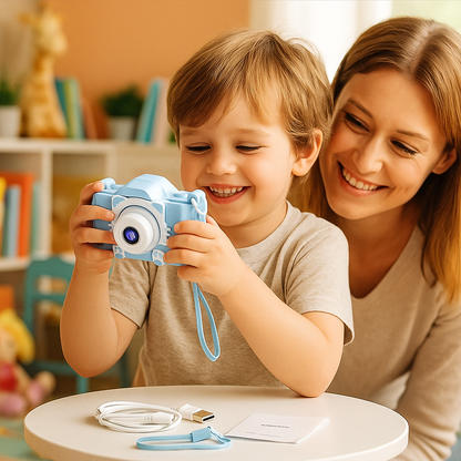 Appareil Photo Numérique Enfant 1080P + carte mémoire 32 Go