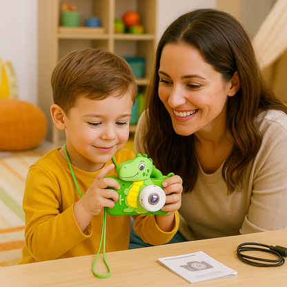 Appareil Photo Numérique Enfant 1080P – Mini HD + carte mémoire 32 Go