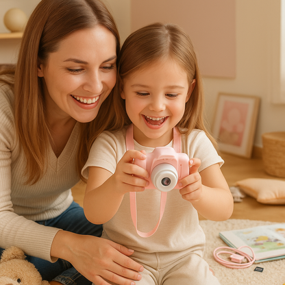 Appareil Photo Fille 1080P Rechargeable + carte mémoire 32 Go