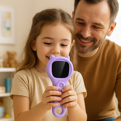 Mini Microscope Fille 500× – Portable & Éducatif