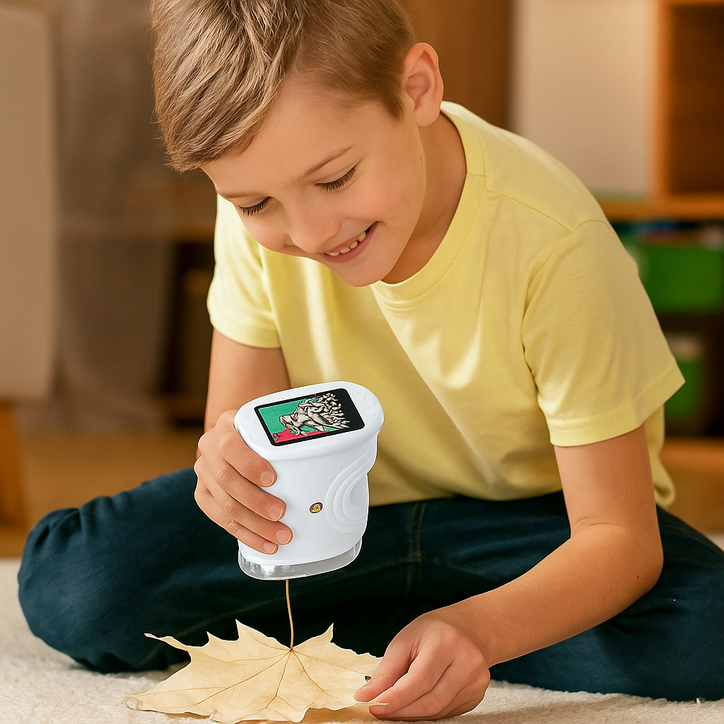 Microscope Portable Enfant 1000× –  Photo/Vidéo