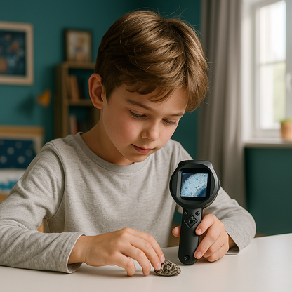 Microscope Portable Enfant – Écran HD & Lumière LED
