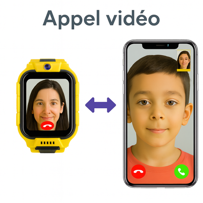 Montre Connectée Enfant 5G Amovible – GPS, appel vidéo | KidooWatch™