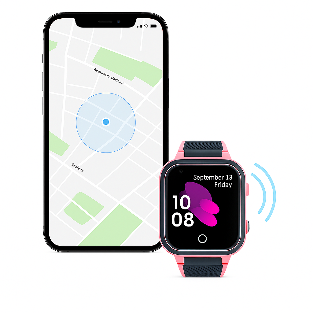 Montre Connectée Fille 4G Avec Boîtier En  Alliage – GPS , appel vidéo | KidooWatch™