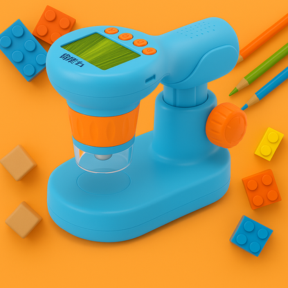 Microscope Portable Enfant – 2-en-1 Exploration & Découverte