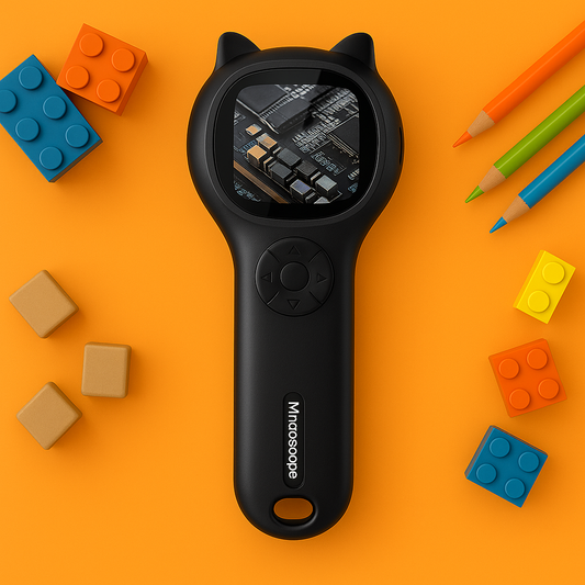 Microscope Portable Enfant – Écran HD & Lumière LED