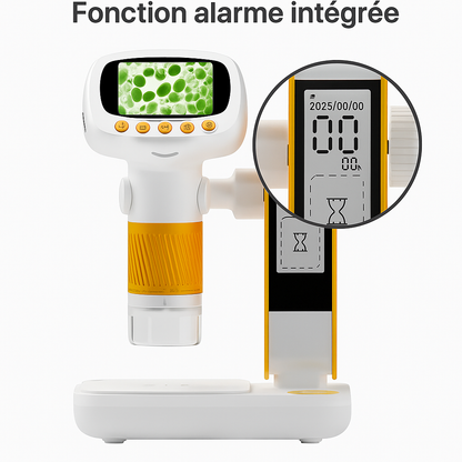 Microscope Enfant 1000× – Avec Réveil & Photo/Vidéo