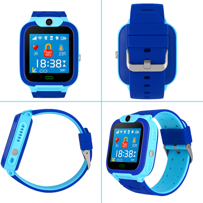Montre Connectée SOS Enfant – Appel Vocal & Caméra & Lampe Intégrée | KidooWatch™