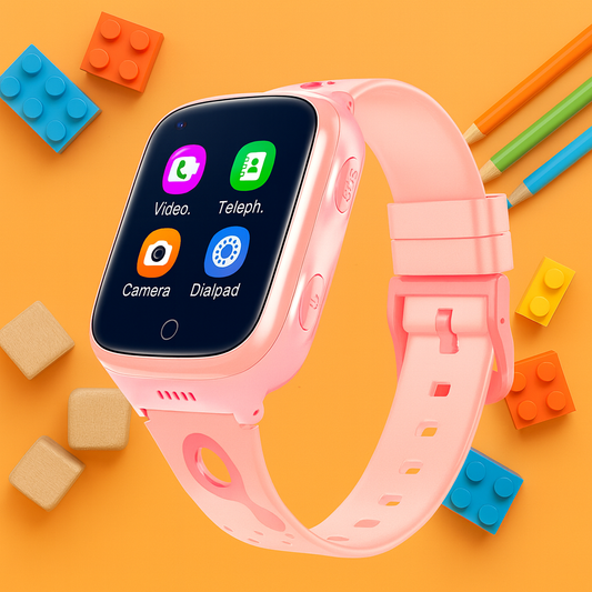 Montre Connectée Fille  4G - 1000mAh – GPS , appel vidéo  | KidooWatch™