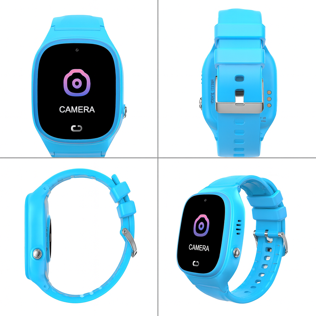 Montre Connectée Bleu Enfant 2G avec SOS & Mode école | KidooWatch™