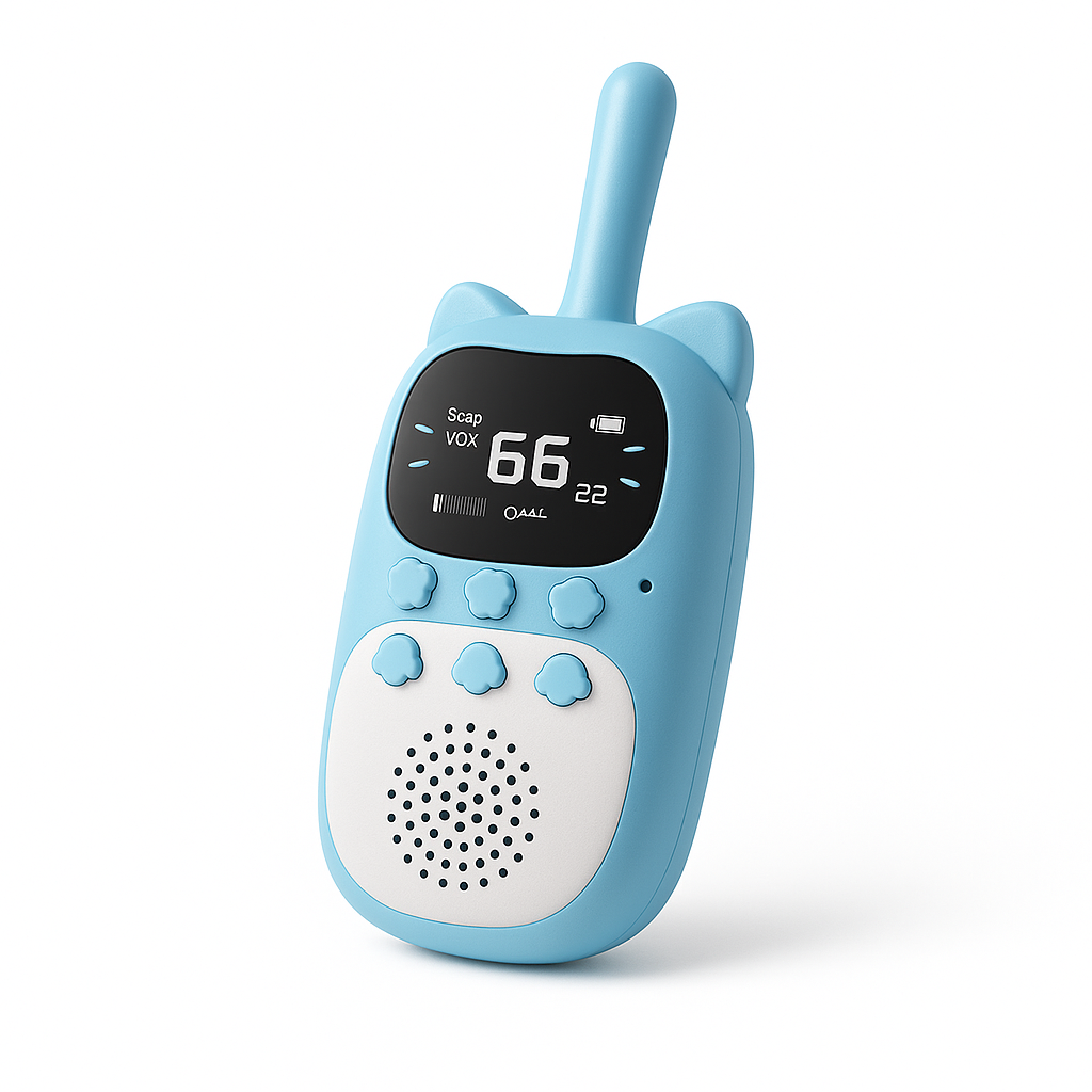 Talkie-Walkie Enfant Rechargeable – Portée 3 km, Jeu et Sécurité | KidooWatch™