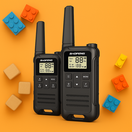 Talkie-Walkie Enfant Longue Portée – Pack de 2 Rechargeables | KidooWatch™