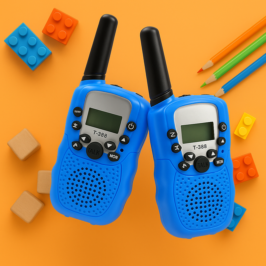 Talkie-Walkie Enfant Mini 3 km – Pack de 2 Jouets Interactifs | KidooWatch™