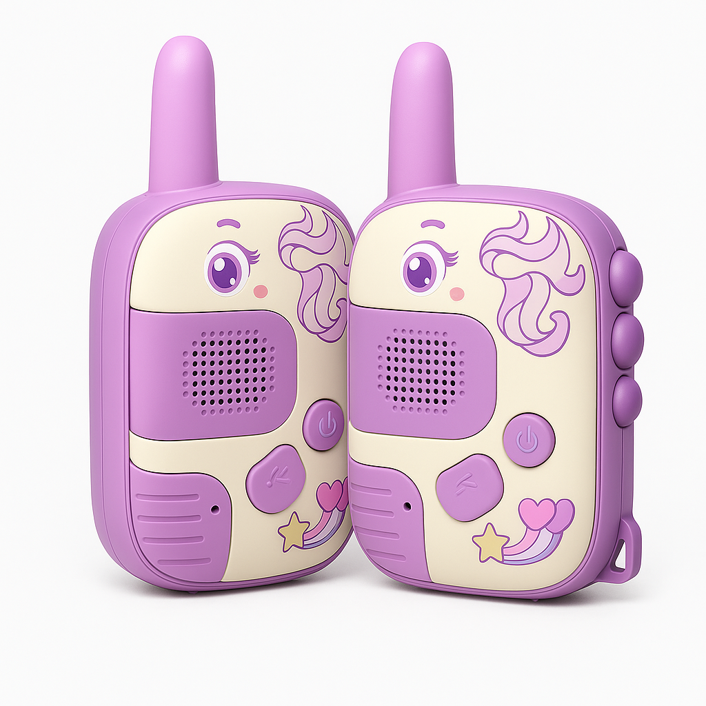 Talkie-Walkie Enfant Licorne – Pack de 2 Jouets Sans Fil Parent-Enfant | KidooWatch™
