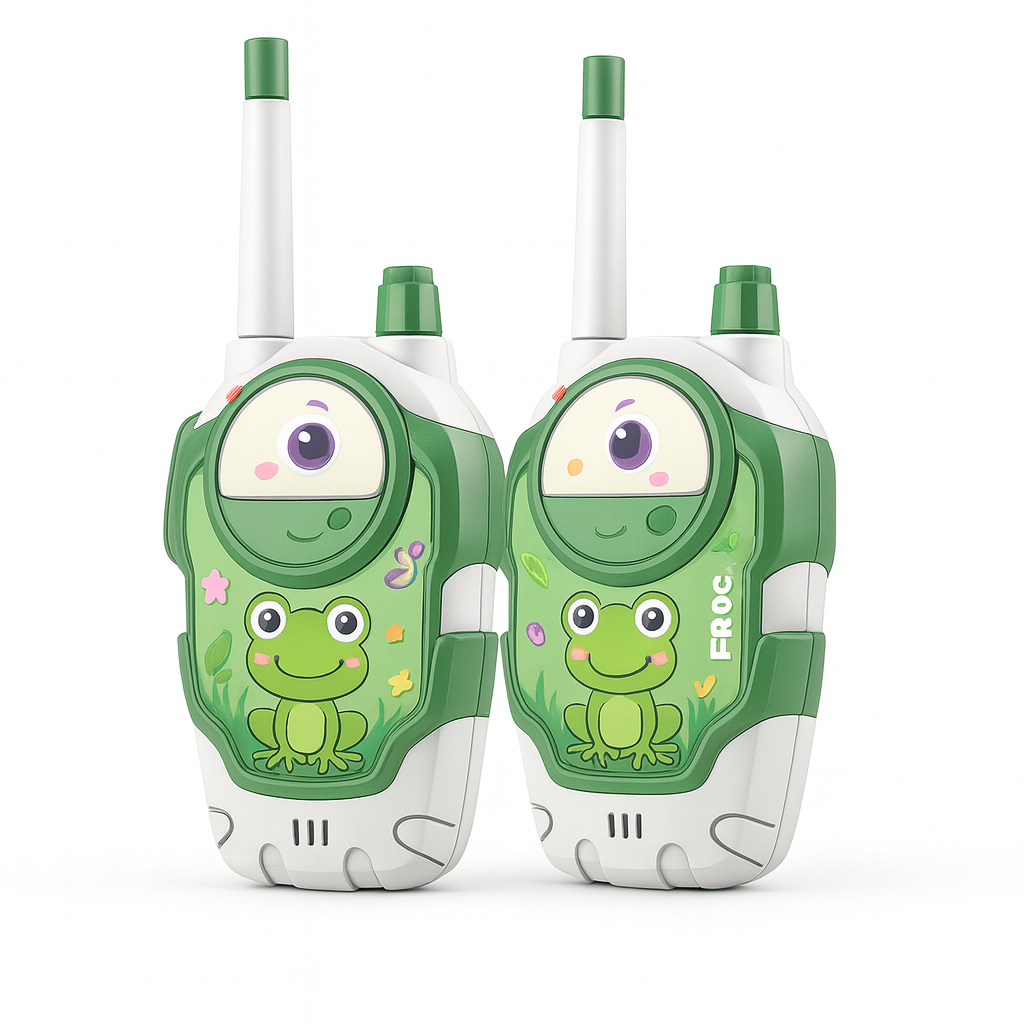 Talkie-Walkie Enfant Grenouille – Pack de 2 Jouets Sans Fil Ludiques | KidooWatch™