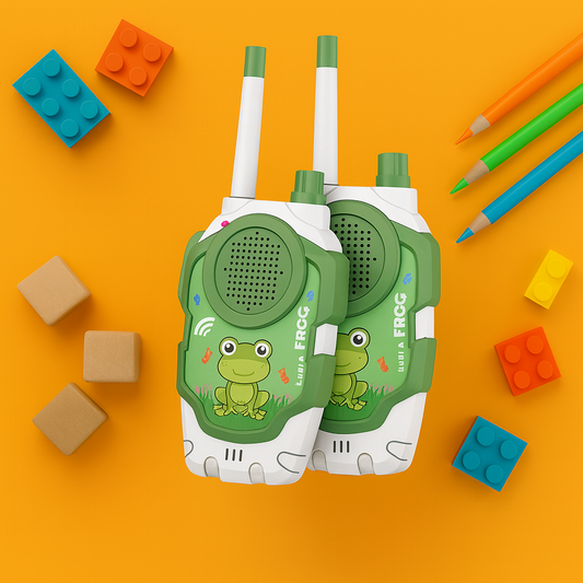 Talkie-Walkie Enfant Grenouille – Pack de 2 Jouets Sans Fil Ludiques | KidooWatch™