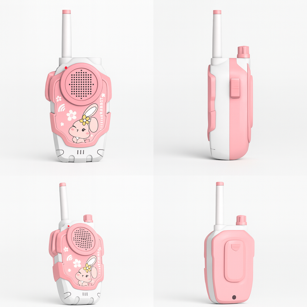 Talkie-Walkie Enfant Lapin – Pack de 2 Jouets Sans Fil Ludiques | KidooWatch™