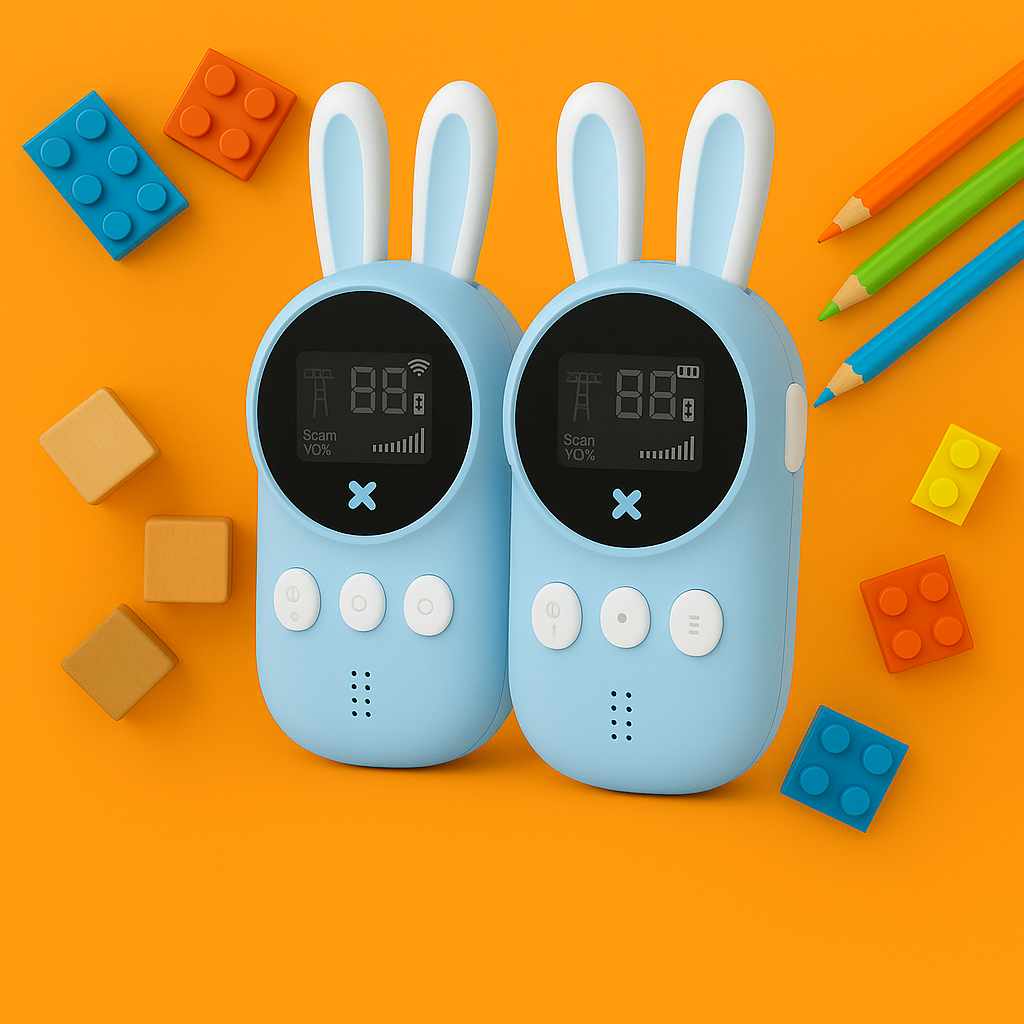 Talkie-Walkie Enfant – Pack de 2 Sans Fil avec Lampe Torche | KidooWatch™