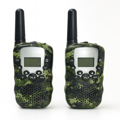 Talkie-Walkie Enfant Camouflage – Pack de 2 Longue Portée  | KidooWatch™