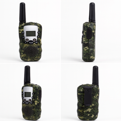 Talkie-Walkie Enfant Camouflage – Pack de 2 Longue Portée  | KidooWatch™