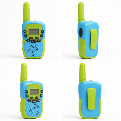 Talkie-Walkie Enfant – Pack de 2 Longue Portée avec Lampe Torche | KidooWatch™