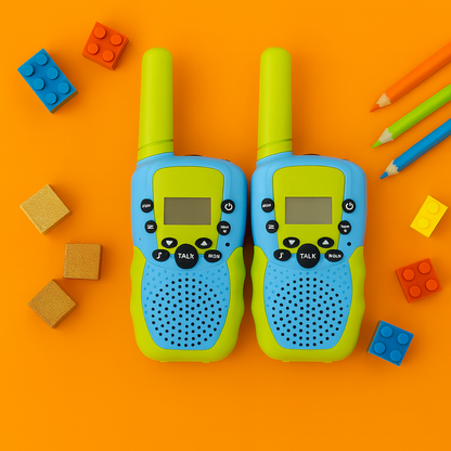 Talkie-Walkie Enfant – Pack de 2 Longue Portée avec Lampe Torche | KidooWatch™