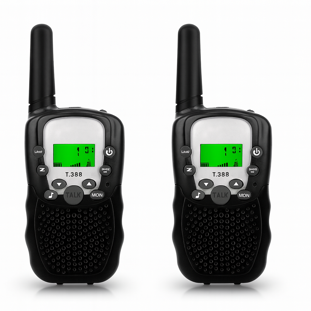 Talkie-Walkie Enfant Mini 3 km – Pack de 2 Jouets Interactifs | KidooWatch™