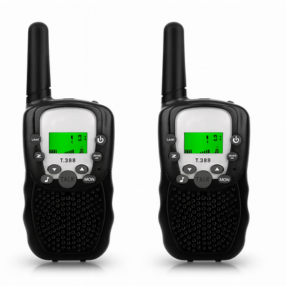Talkie-Walkie Enfant Mini 3 km – Pack de 2 Jouets Interactifs | KidooWatch™