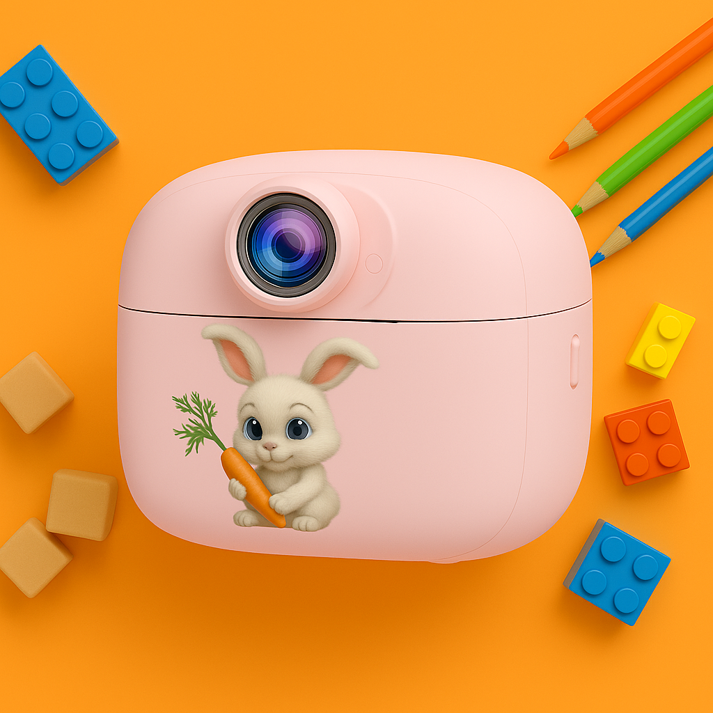 Appareil Photo Instantané Enfant – Impression Thermique HD + carte mémoire 32 Go