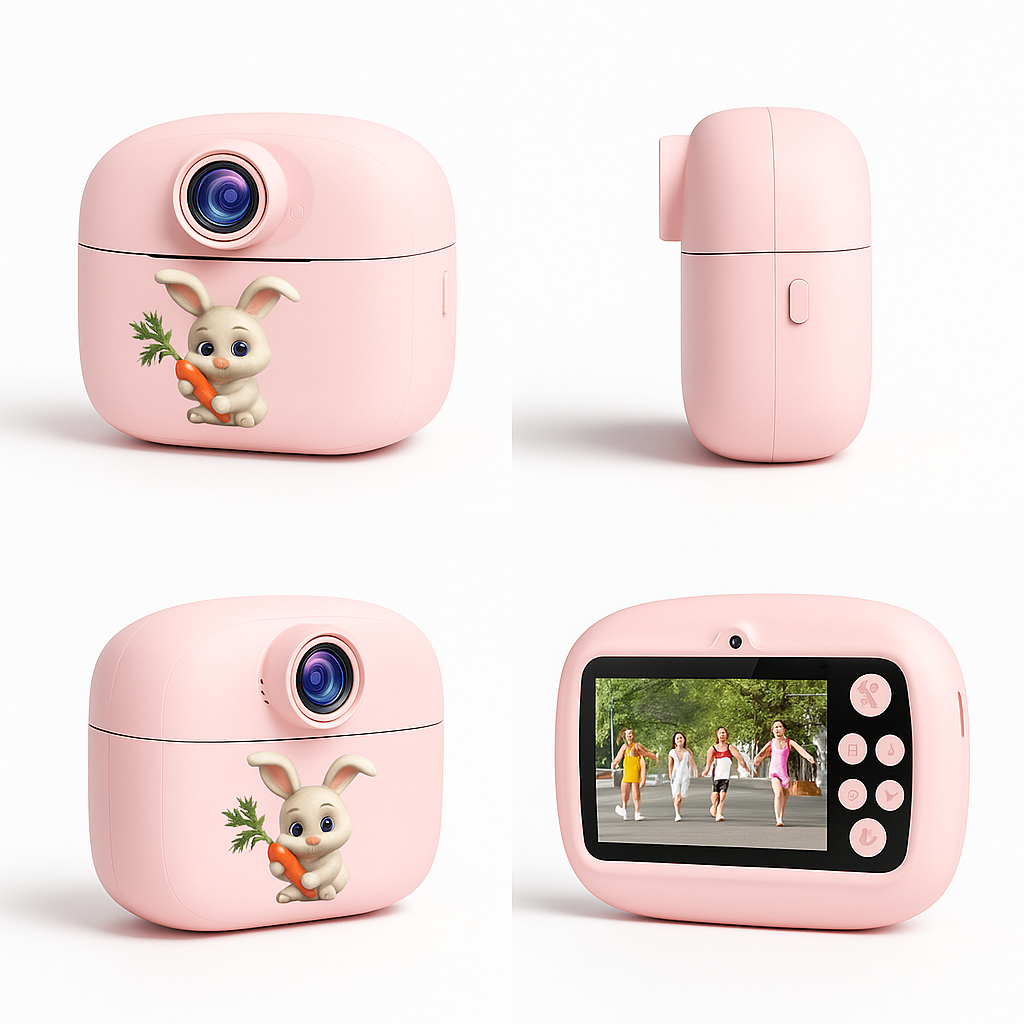 Appareil Photo Instantané Enfant – Impression Thermique HD + carte mémoire 32 Go