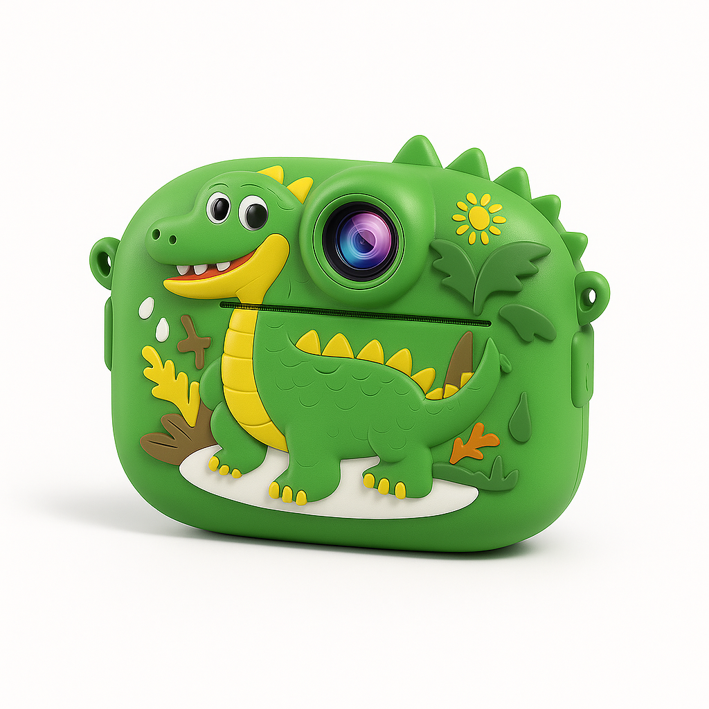 Appareil Photo Enfant Dinosaure – Impression Instantanée HD + carte mémoire 32 Go