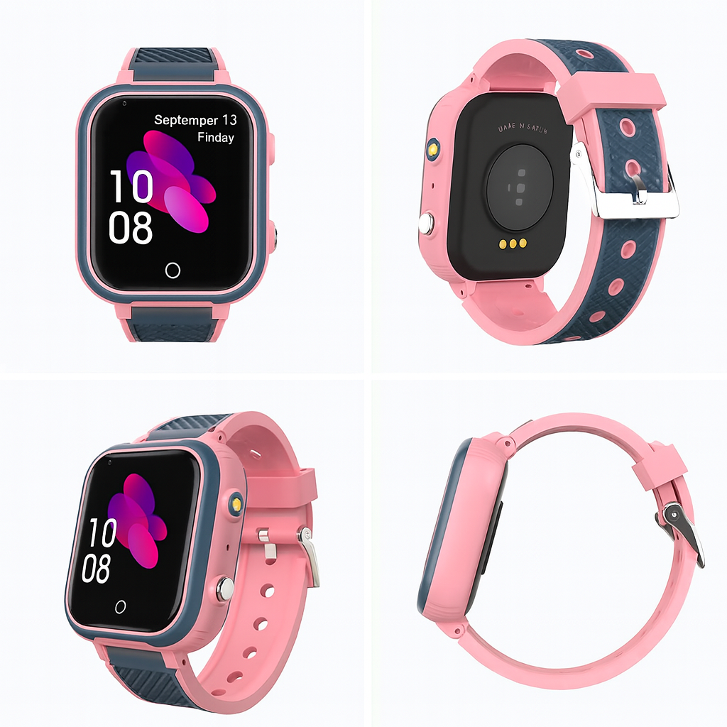 Montre Connectée Fille 4G Avec Boîtier En  Alliage – GPS , appel vidéo | KidooWatch™