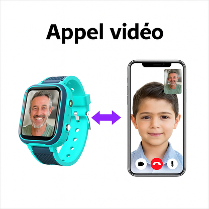 Montre Connectée Enfant  LT21 Avec Boîtier En  Alliage – GPS , appel vidéo | KidooWatch™