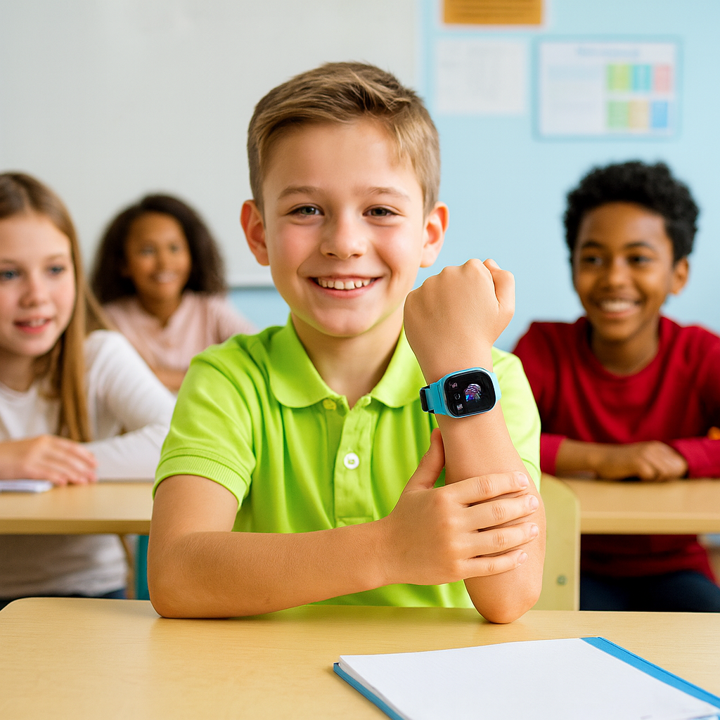 Montre Connectée Enfant 5G Bleu  – GPS, SOS & Appel vidéo | KidooWatch™